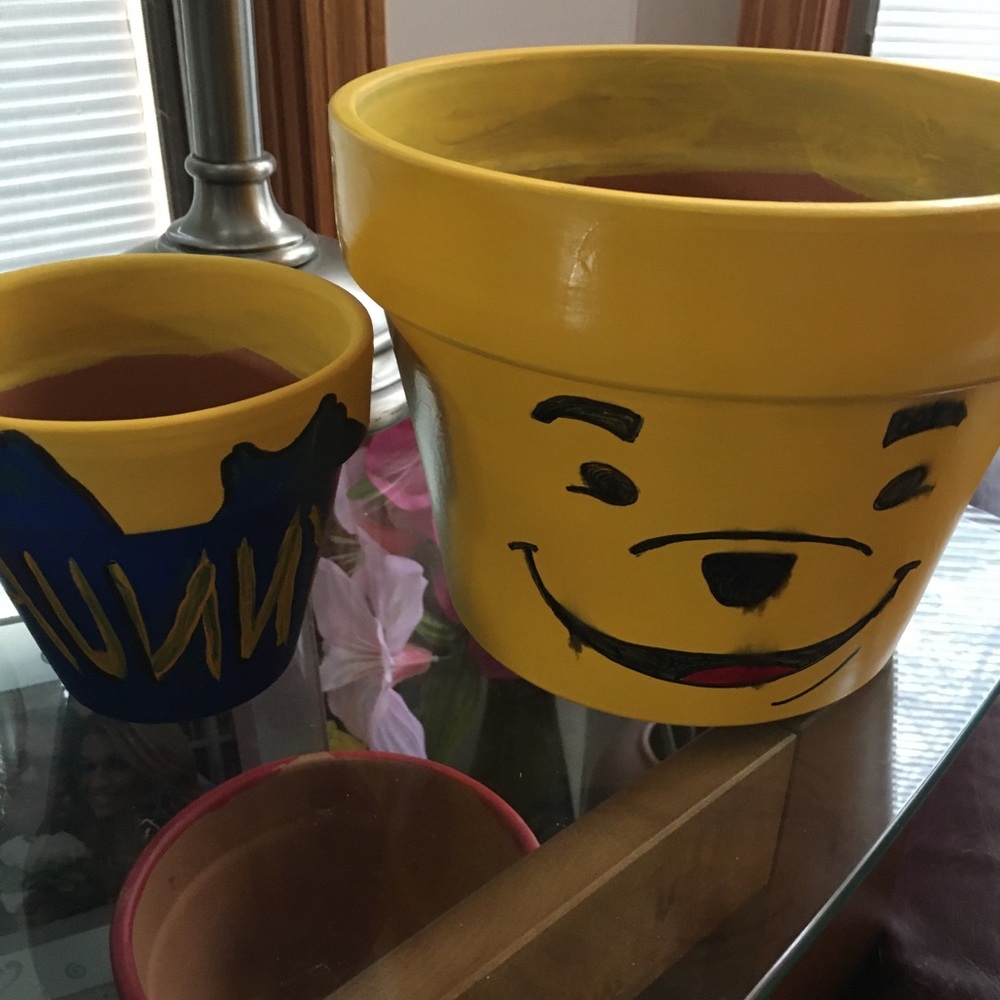 Winnie the Pooh with honey pot